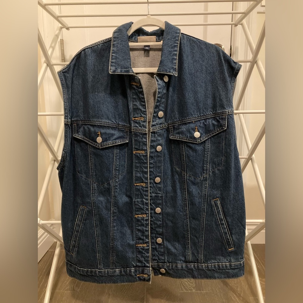 Universal Thread Dark Blue Denim Vest